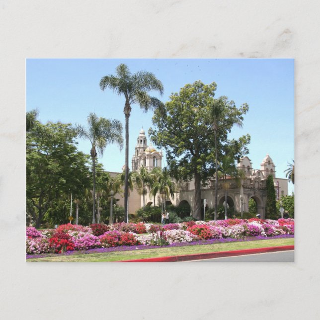 Carte Postale Tour de Californie à Balboa Park, San Diego (Devant)