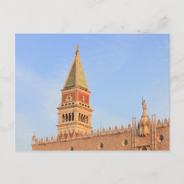 Carte Postale Tour de clochers, place Saint-Marc, Venise (Devant)