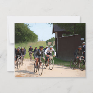 Carte Postale Tour de France 1903 Première Course Couleur Redux