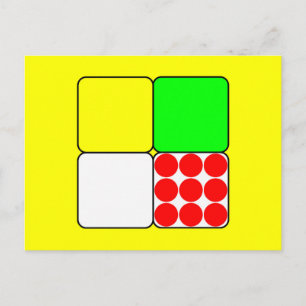 Carte Postale Tour de France Jerseys 3 Jaunes