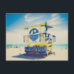 Carte Postale Tour de garde | South Beach, Miami, Fl<br><div class="desc">Tour de garde,  South Beach,  Miami,  Floride,  États-Unis</div>
