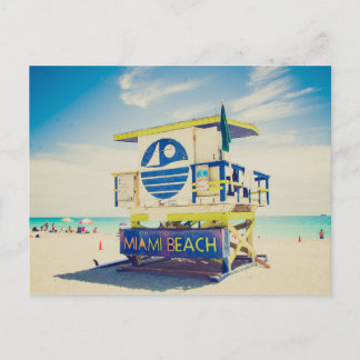 Carte Postale Tour de garde | South Beach, Miami, Fl