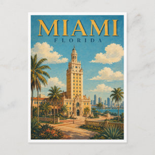 Carte Postale Tour de la liberté de Miami Floride GeoSaga