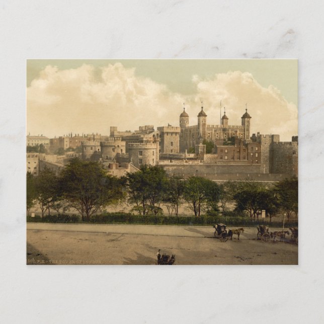 Carte Postale Tour de Londres, Londres, Angleterre (Devant)