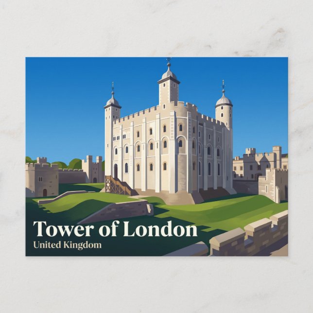 Carte Postale Tour de Londres Royaume-Uni (Devant)