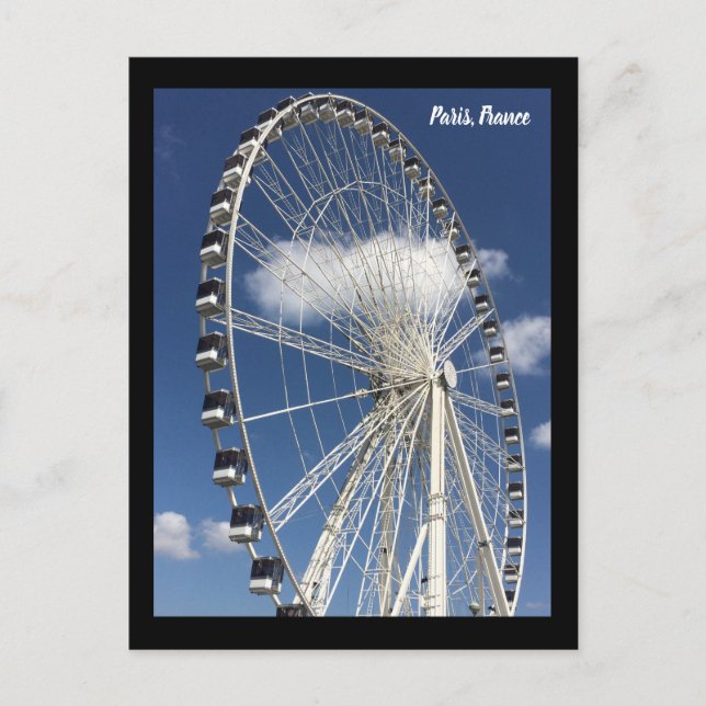 Carte Postale Tour de manège à Paris (Devant)