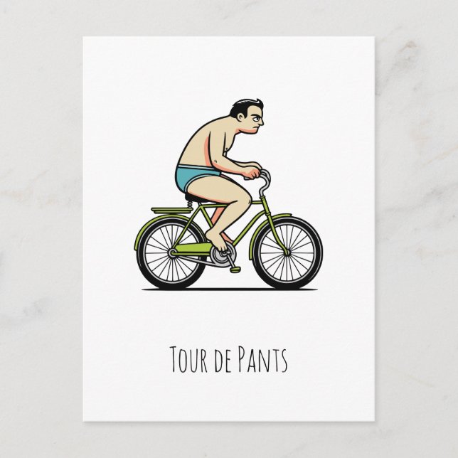 Carte Postale Tour de pantalon (Devant)
