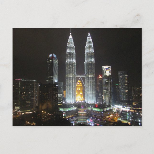Carte Postale tour de petronas malaisie (Devant)
