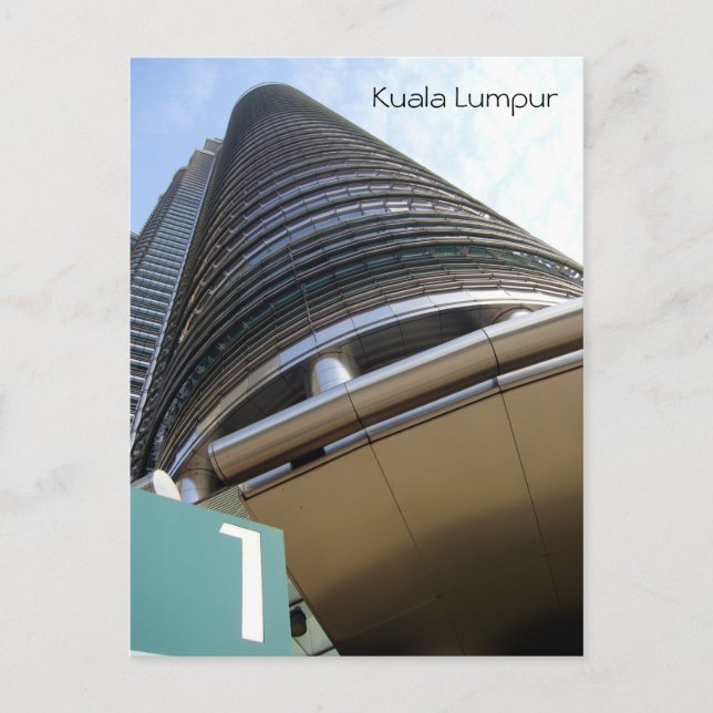 Carte Postale tour de petronas une (Devant)