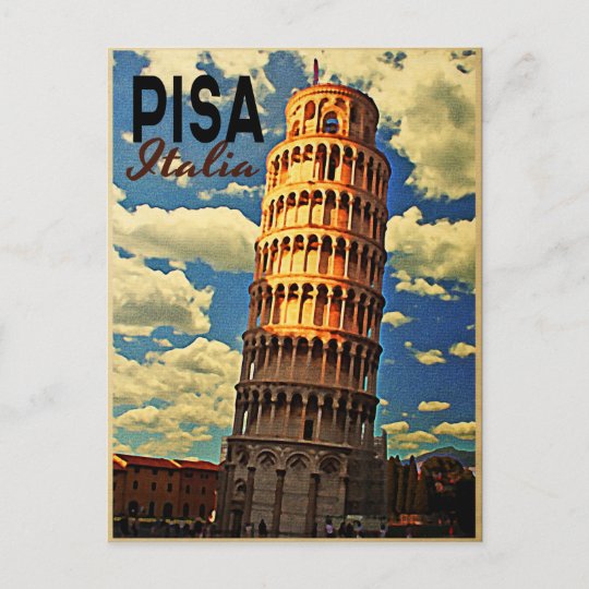 Carte Postale Tour De Pise Zazzle Fr