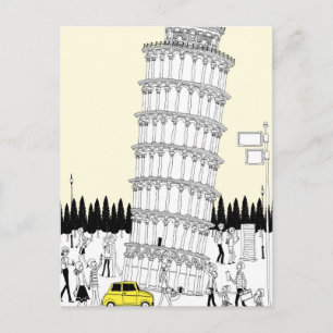 Carte Postale Tour de Pise