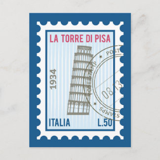 Carte Postale Tour de Pise