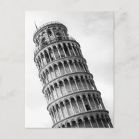 Tour de Pise en noir et blanc Italie