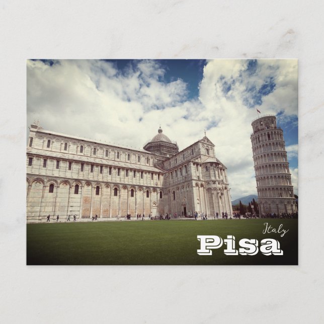 Carte Postale Tour de Pise europe (Devant)
