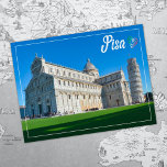 Carte Postale Tour de Pise europe<br><div class="desc">La belle tour penchée de Pise et le Dôme sur la Piazza Dei Miracoli par une journée ensoleillée d'été. Toscane,  Italie</div>