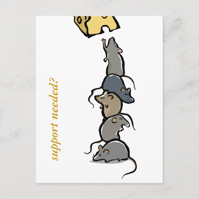 Carte Postale tour de rat - personnalisable (Devant)