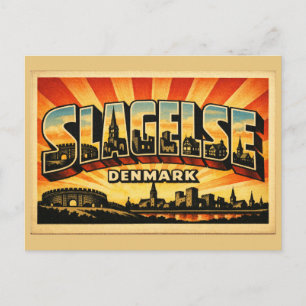 Carte Postale Tour de Slagelse Danemark