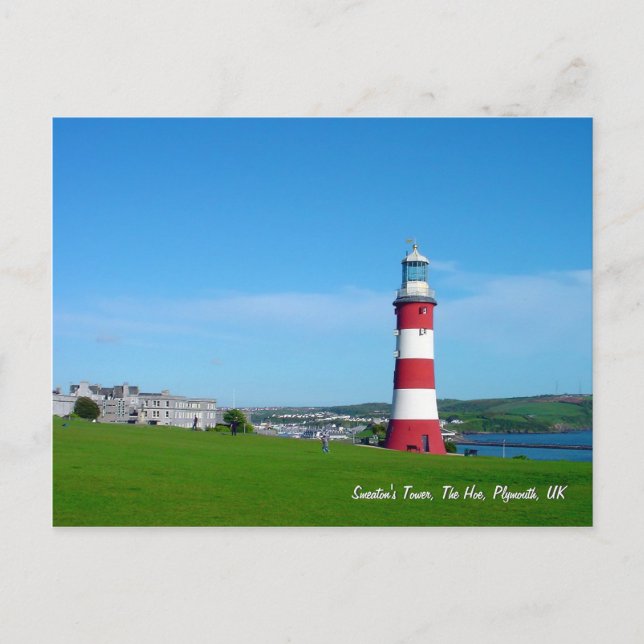 Carte Postale Tour de Smeatons, Hoe, Plymouth (Devant)