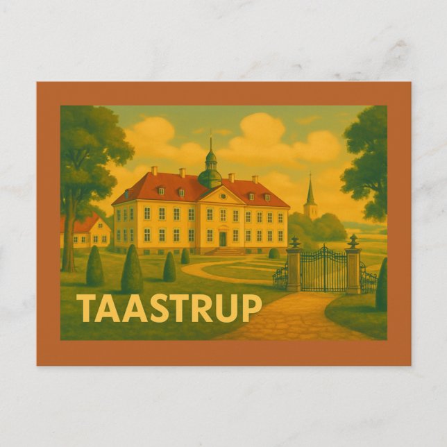 Carte Postale Tour de Taastrup Danemark (Devant)