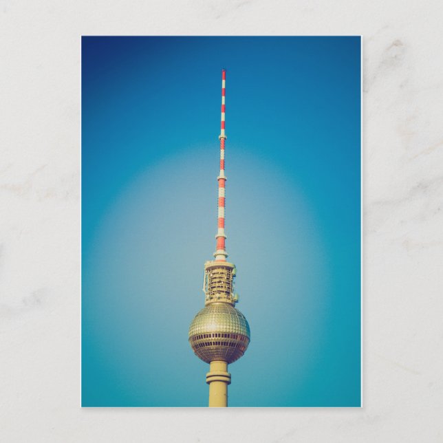 Carte Postale Tour de télévision Berlin (Devant)