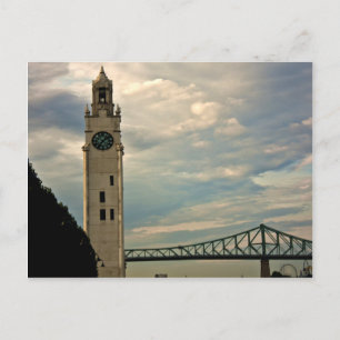 Carte Postale Tour d'horloge de Montréal