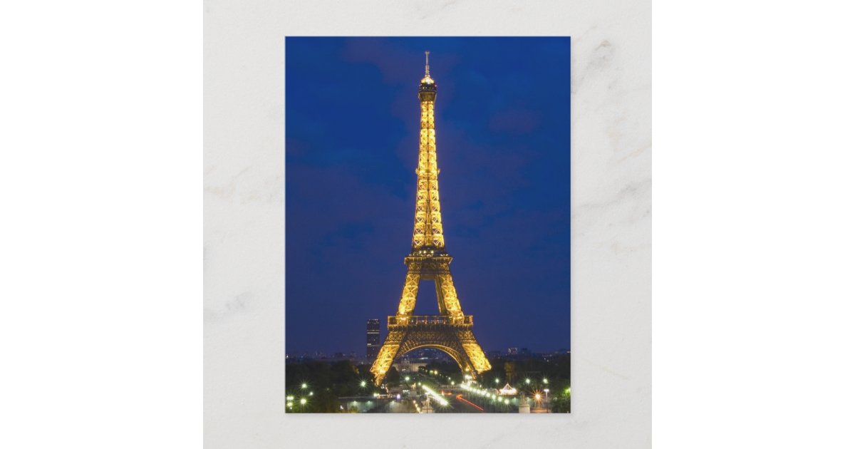 Carte Postale Tour Eiffel | Zazzle.fr