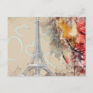 Carte Postale Tour Eiffel