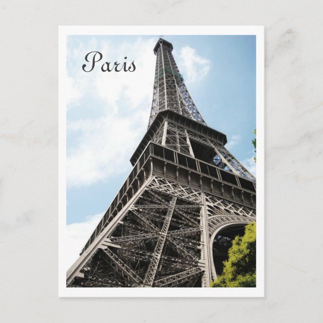Carte Postale Tour Eiffel (Devant)