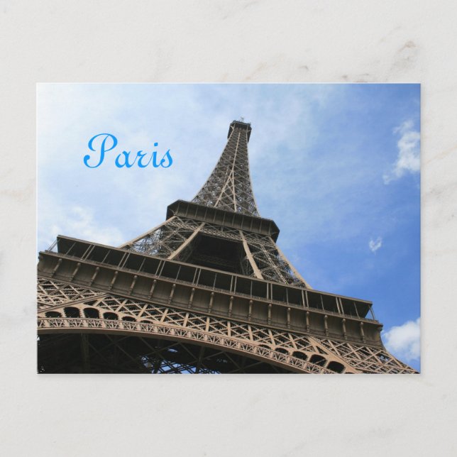 Carte postale Tour Eiffel (Devant)