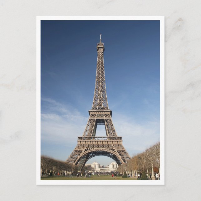 Carte postale Tour Eiffel (Devant)