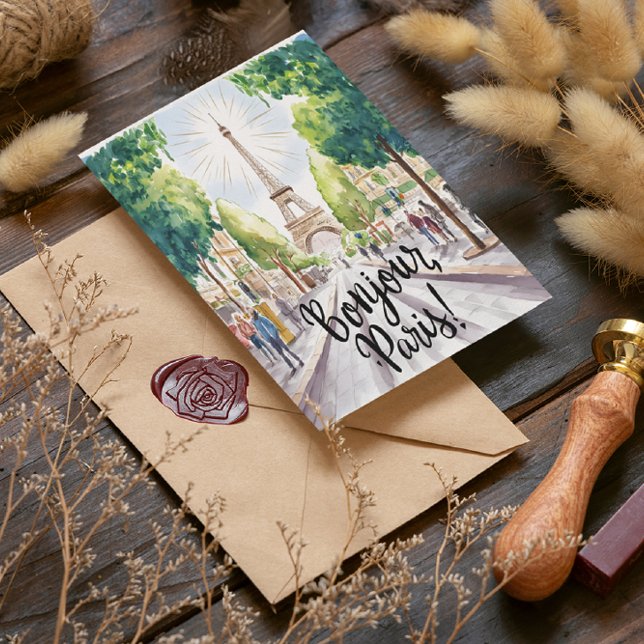 Carte Postale Tour Eiffel (Créateur téléchargé)