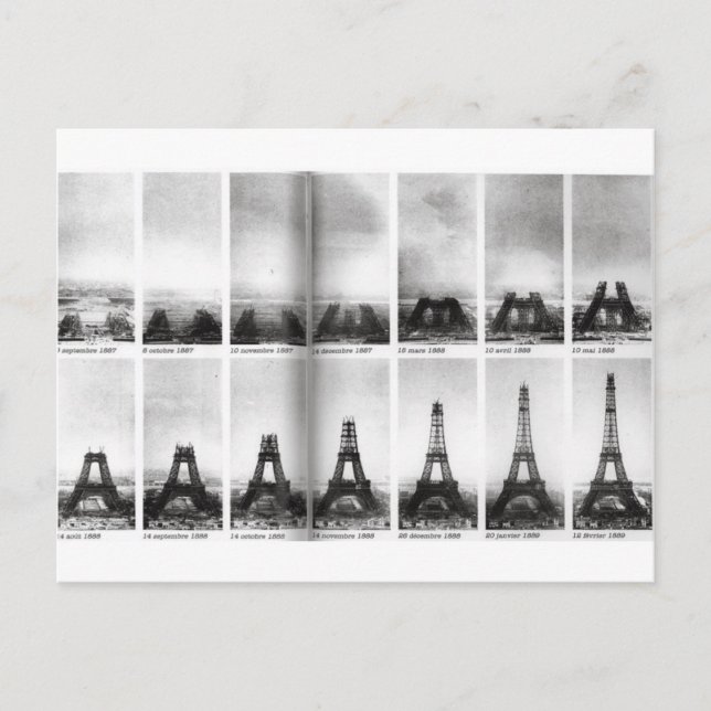 Carte Postale Tour Eiffel (Devant)