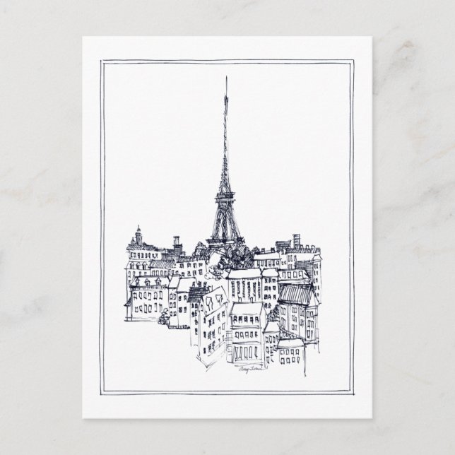 Carte Postale Tour Eiffel (Devant)