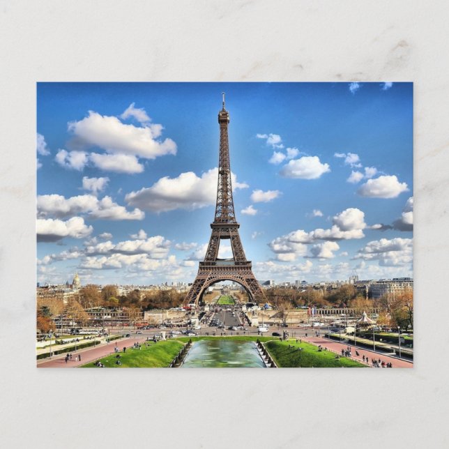 Carte Postale Tour Eiffel (Devant)