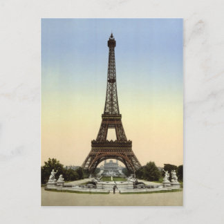 Carte Postale Tour Eiffel 1900