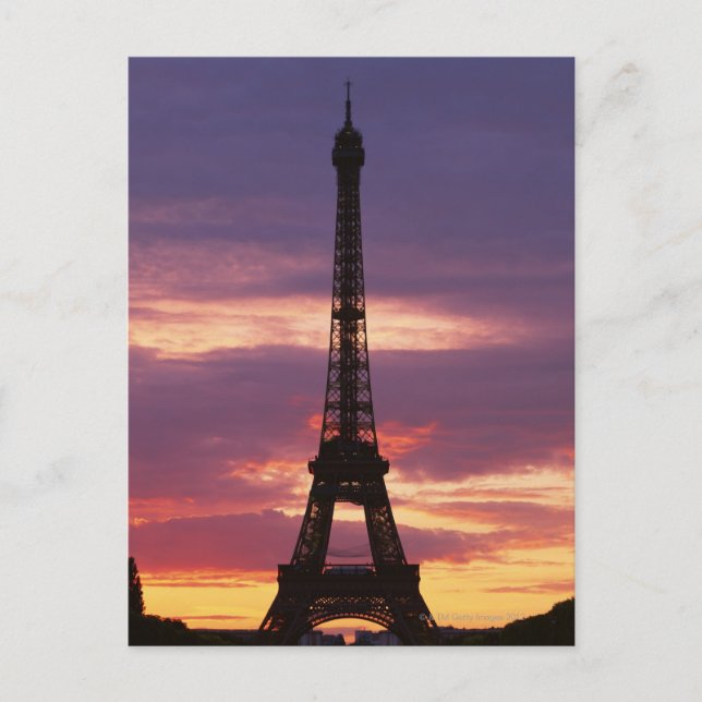 Carte Postale Tour Eiffel 2 (Devant)