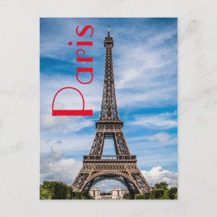 Carte Postale Tour Eiffel à Paris