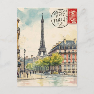 Carte Postale Tour Eiffel de Paris