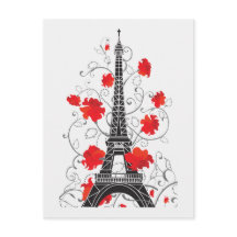 Tour Eiffel élégante silhouette élégante