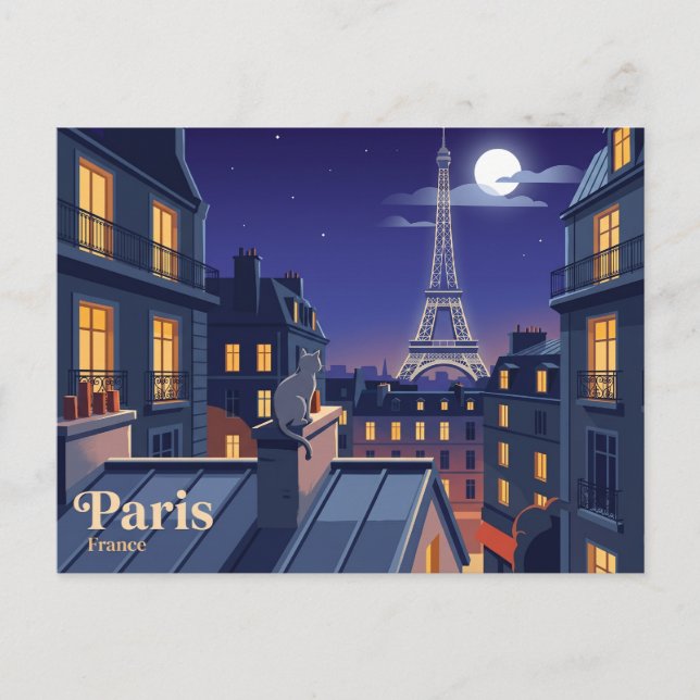 Carte Postale Tour Eiffel France (Devant)