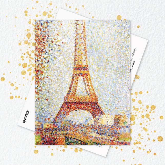 Carte Postale Tour Eiffel Georges Pierre Seurat (Créateur téléchargé)