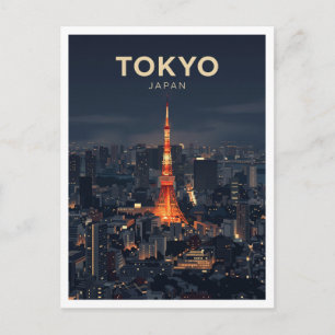 Carte Postale Tour Eiffel Japon