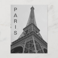 Tour Eiffel Noir & Blanc à Paris France Voyage