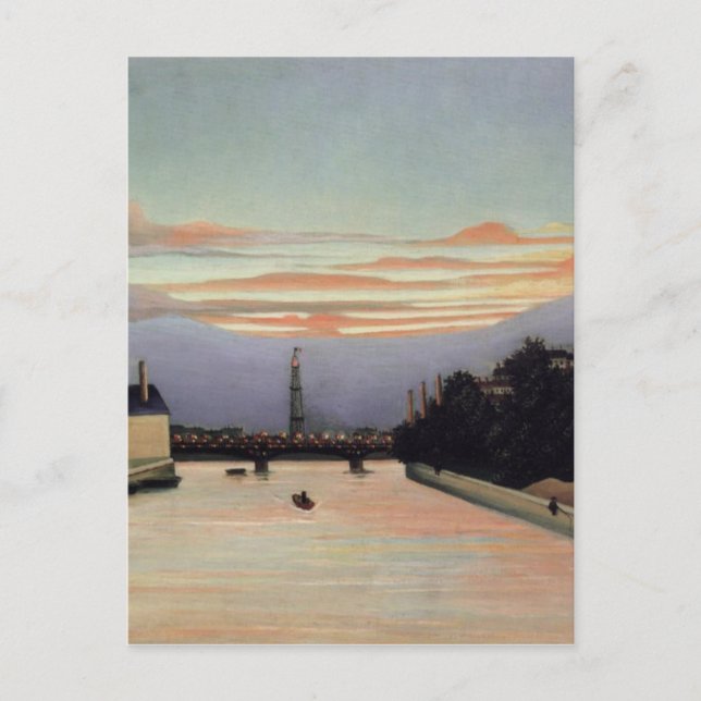 Carte Postale Tour Eiffel par Henri Rousseau (Devant)