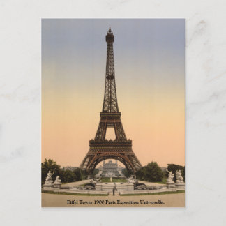 Carte Postale Tour Eiffel, Paris-Expo 1900