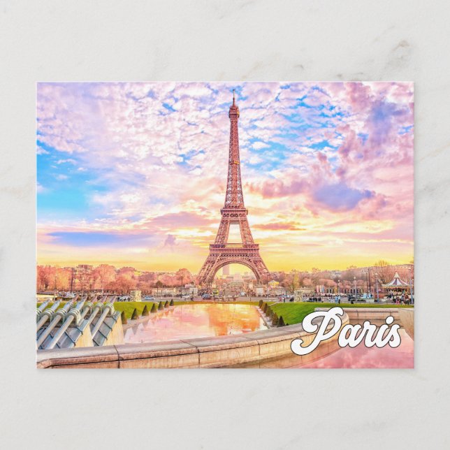 Carte Postale Tour Eiffel | Paris France (Devant)