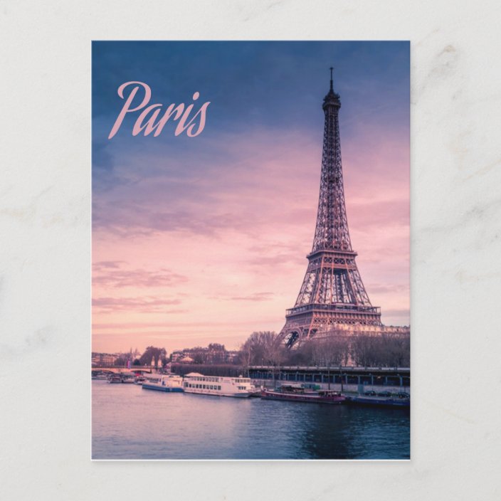 Carte Postale Tour eiffel Paris France | Zazzle.fr