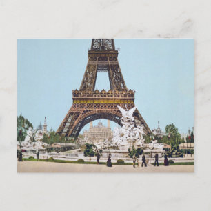 Carte Postale Tour Eiffel, Paris France 1889