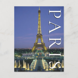 Carte Postale Tour Eiffel   Paris, France   Merci