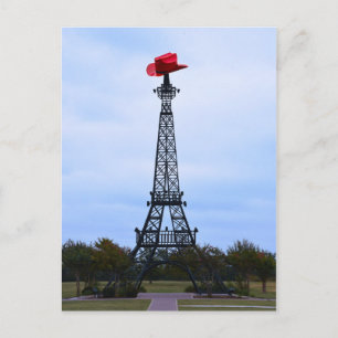 Carte Postale Tour Eiffel, Paris, Texas